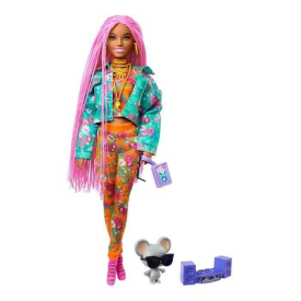 Barbie Extra Pembe Şapkalı Bebek GYJ77