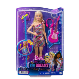 Barbie Büyük Hayaller Serisi Barbie Malibu Şarkıcı Bebek